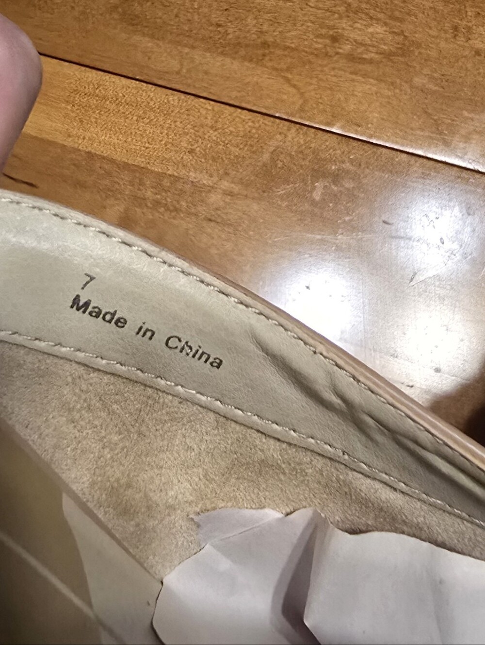Dolce Vita Blush Leather Slip-On Mules - Picture 8 of 9